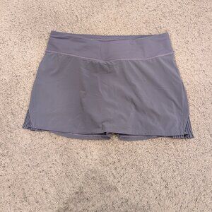 Lululemon Womens Play Off The Pleats Skirt 8 Pastel Blue Pickleball Tennis Golf